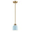 Lucas McKearn York 1 Lt Pendant, Natural Brass/Pale Blue - PD-YORK-MP-PNBR-PB