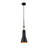 Lucas McKearn Etoile 1 Light Pendant/Star, Matte Black/Black - PD00115B-1