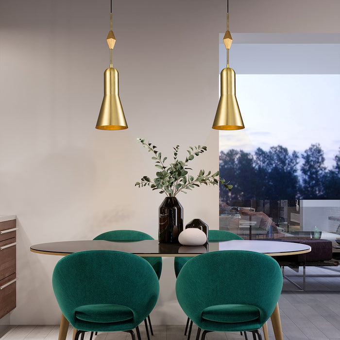 Lucas McKearn Etoile 1 Lightpendant/Geometric, Aged Brass/Agb