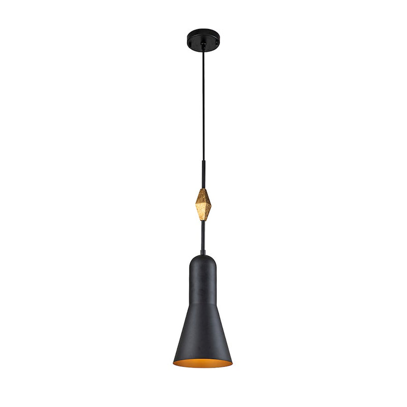 Lucas McKearn Etoile 1 Lightpendant/Geometric, Matte Black/Black - PD00116B-1