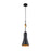 Lucas McKearn Etoile 1 Lightpendant/Geometric, Matte Black/Black - PD00116B-1