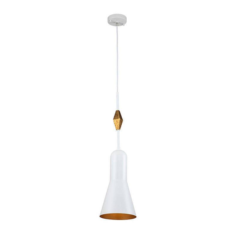 Lucas McKearn Etoile 1 Lightpendant/Geometric, White/White - PD00116W-1