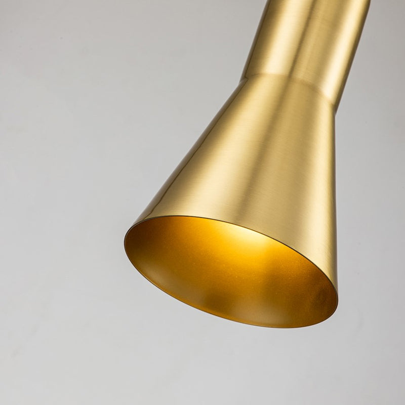 Lucas McKearn Bijou 1 Light Pendant, Aged Brass