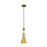 Lucas McKearn Etoile 1 Light Pendant, Aged Brass - PD00118AGB-1