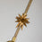 Lucas McKearn Etoile 1 Light Pendant, Aged Brass