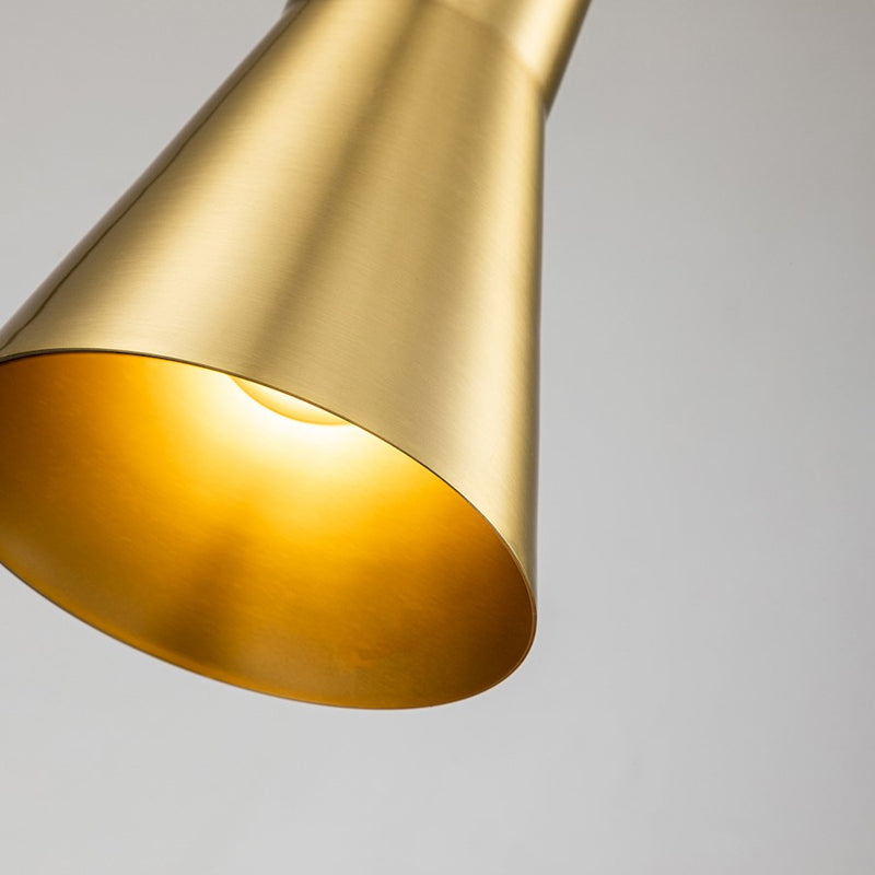 Lucas McKearn Etoile 1 Light Pendant, Aged Brass