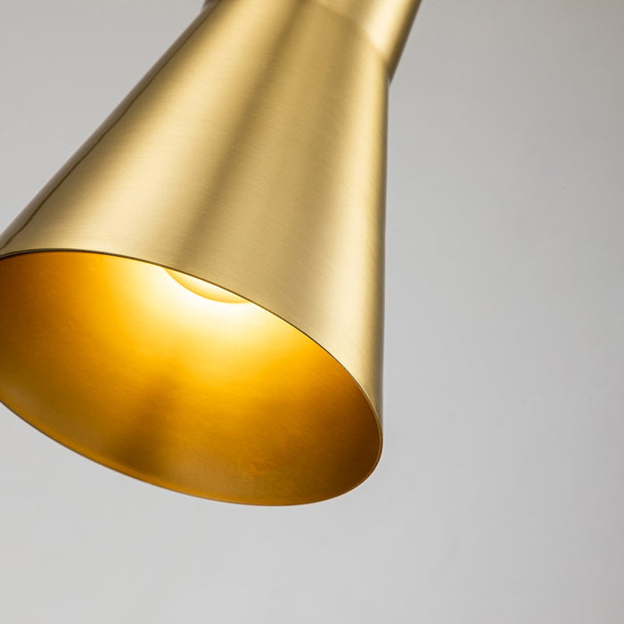 Lucas McKearn Etoile 1 Light Pendant, Aged Brass