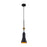 Lucas McKearn Etoile 1 Light Pendant, Matte Black - PD00118B-1