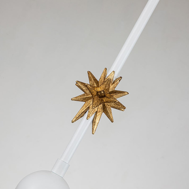 Lucas McKearn Etoile 1 Light Pendant, White