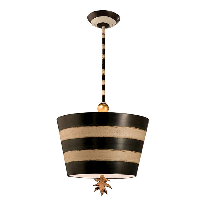 Lucas McKearn South Beach Up-Side-Down Striped Pendant, Black/White - PD1019