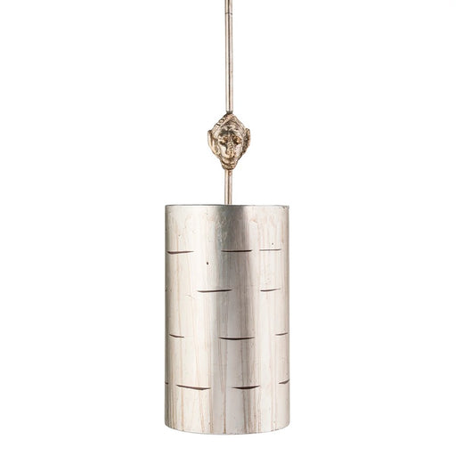 Lucas McKearn Fragment 1Lt Pendant, Silver/Glaze/Silver Parchment