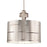 Lucas McKearn Fragment 1 Light Pendant, Silver Leaf/Glaze/Silver Leaf - PD1052