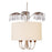 Lucas McKearn Antoinette 5 Light Pendant, Gold/Silver Leaf - PD1181