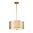 Lucas McKearn Ziggy 2 Light Pendant, Laquered Gold/Opal Etched - PD1185LG-2