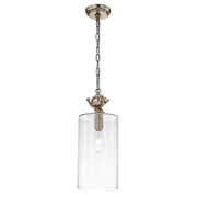 Lucas McKearn Trellis 1 Light Pendant, Cream/Clear - PD1239-1
