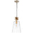 Lucas McKearn Neo 1 Light Pendant, Gold/Clear