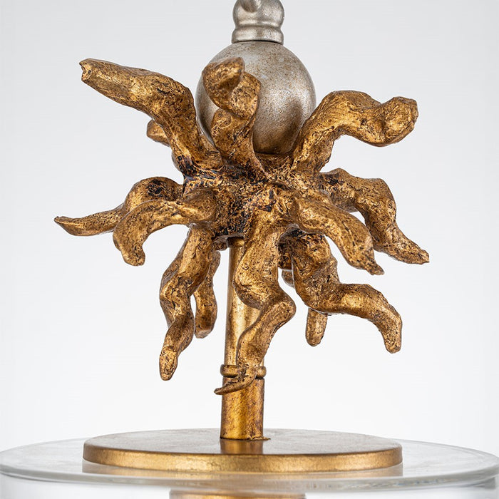 Lucas McKearn Neo 1 Light Pendant, Gold/Clear