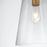 Lucas McKearn Neo 1 Light Pendant, Gold/Clear