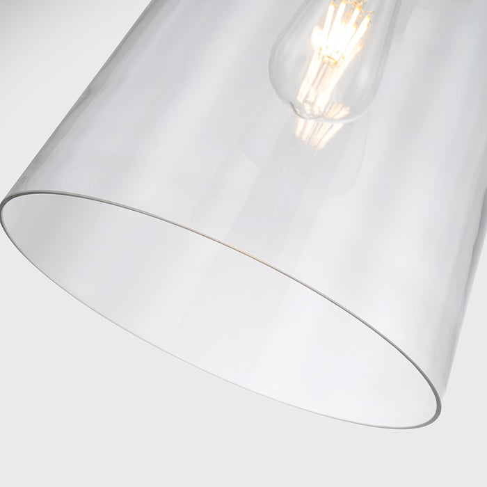 Lucas McKearn Neo 1 Light Pendant, Gold/Clear