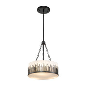 Lucas McKearn Sawgrass 2Lt Pendant, Laquered Black/Opal Etched - PD20319BLK-2