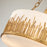 Lucas McKearn Sawgrass 2 Light Pendant, Gold Leaf/Opal Etched