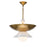 Lucas McKearn Saucer 1 Light 20" Pendant, Aged Brass/Opal - PD30210-20