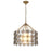 Lucas McKearn Meridian 3Lt Pendant, Gold/Smoked Glass/Smoke Glass - PD30213-21
