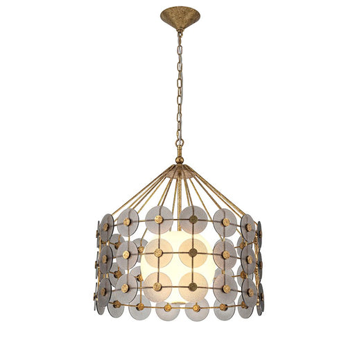 Lucas McKearn Meridian 3Lt Pendant, Gold/Smoked Glass/Smoke Glass - PD30213-21