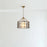 Lucas McKearn Meridian 3Lt Pendant, Gold/Smoked Glass/Smoke Glass
