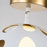 Lucas McKearn Pebbles 1 Light 10" Pendant, White/Frosted Glass