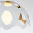 Lucas McKearn Pebbles 1 Light 10" Pendant, White/Frosted Glass