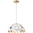 Lucas McKearn Pebbles 1 Light 15" Pendant, White/Frosted Glass - PD7376W-15