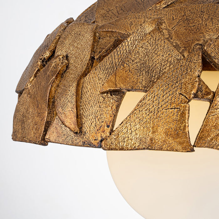 Lucas McKearn Mosaic Luxe 1 Light 15" Pendant, Gold