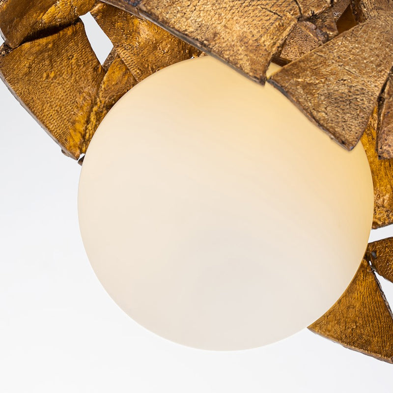 Lucas McKearn Mosaic Luxe 1 Light 15" Pendant, Gold
