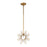 Lucas McKearn Sun King 1 Light Pendant, Gold Leaf - PD90647G-1