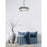 Lucas McKearn Metro 9 Light Pendant, Clear/Smokey Chrome