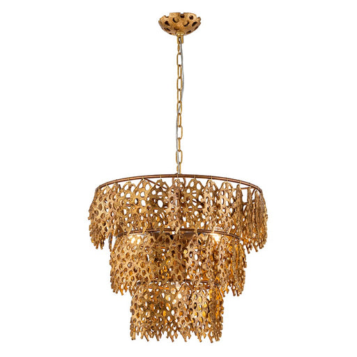 Lucas McKearn Coral Luxe 4 Light Pendant, Gold - PD9710G-4
