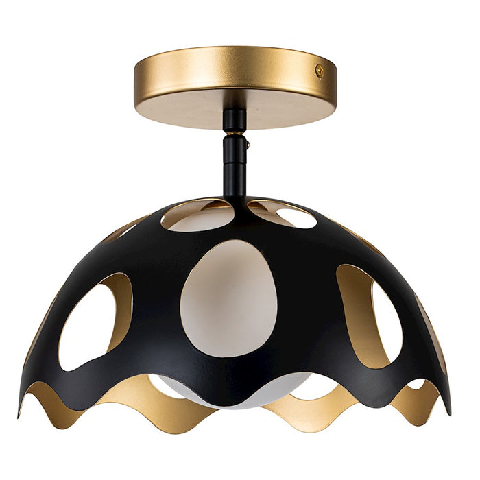Lucas McKearn Bexley 1Lt Table Lamp, White/Ivory/Brass