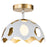 Lucas McKearn Bexley 1Lt Table Lamp, White/Ivory/Nickel