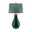 Lucas McKearn Havering 1Lt Table Lamp, Turquoise/Shale Gree - QN-HAVERING-TL