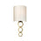 Lucas McKearn Clark 1 Light 8" Sconce, Aged Brass - SC-CLARK-SMALL-AB