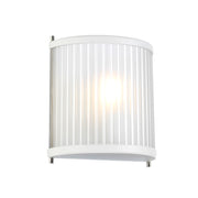 Lucas McKearn Corona 1 Light Sconce, White - SC-CORONA1-WPN