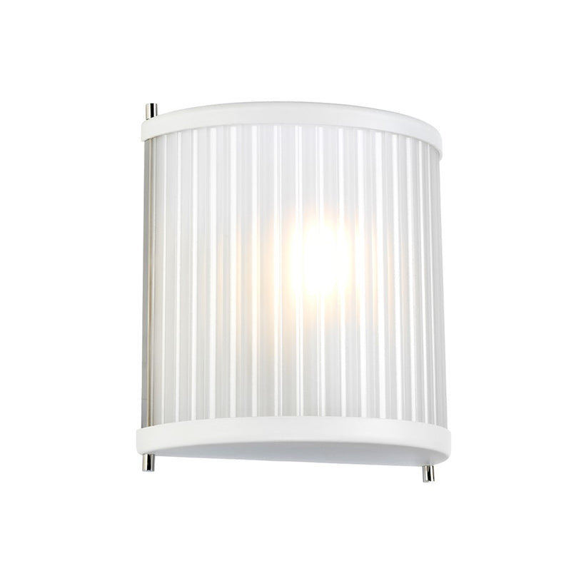 Lucas McKearn Corona 1 Light Sconce, White - SC-CORONA1-WPN