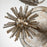 Lucas McKearn Staring 1 Light Sconce, Silver Leaf/Clear/Gold Trim