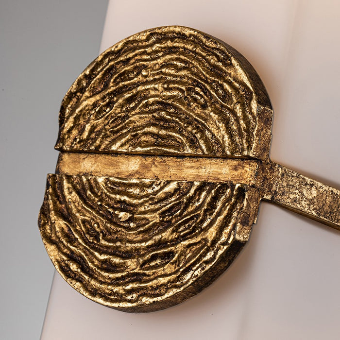 Lucas McKearn Elan 2 Light Sconce, Gold Leaf/Opal Etched