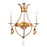 Lucas McKearn Monteleone 2 Light Wall Sconce, Antique Gold - SC1036-2