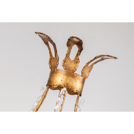 Lucas McKearn Monteleone 2 Light Wall Sconce, Antique Gold