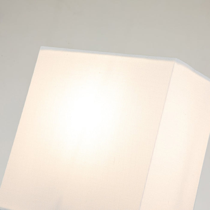 Lucas McKearn Star 1 Light Sconce, Silver Leaf/Off White