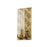 Lucas McKearn Alpha 1 Light Wall Sconce, Aged Brass