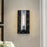 Lucas McKearn Alpha 1 Light Wall Sconce, Matte Black